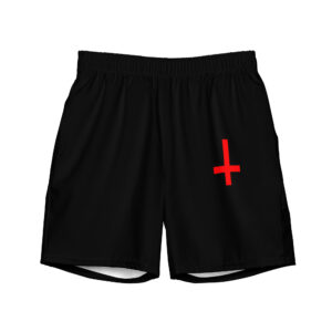 Antrichrist cross All-Over Print Recycled Swim Trunks