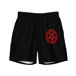 Satanic pentagram All-Over Print Recycled Swim Trunks