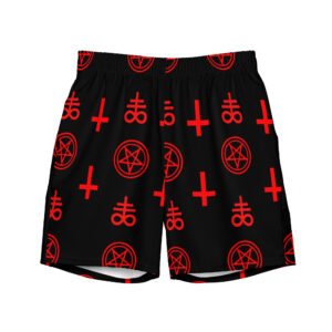 Supersatanic pattern All-Over Print Recycled Swim Trunks